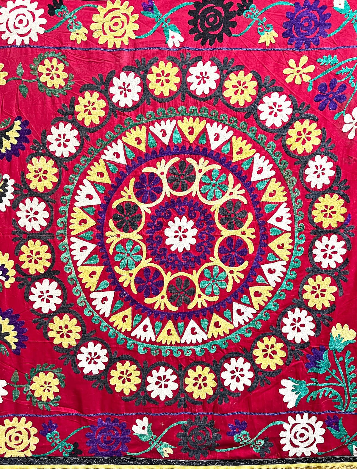 Vintage Suzani Textile - Thumbnail 4