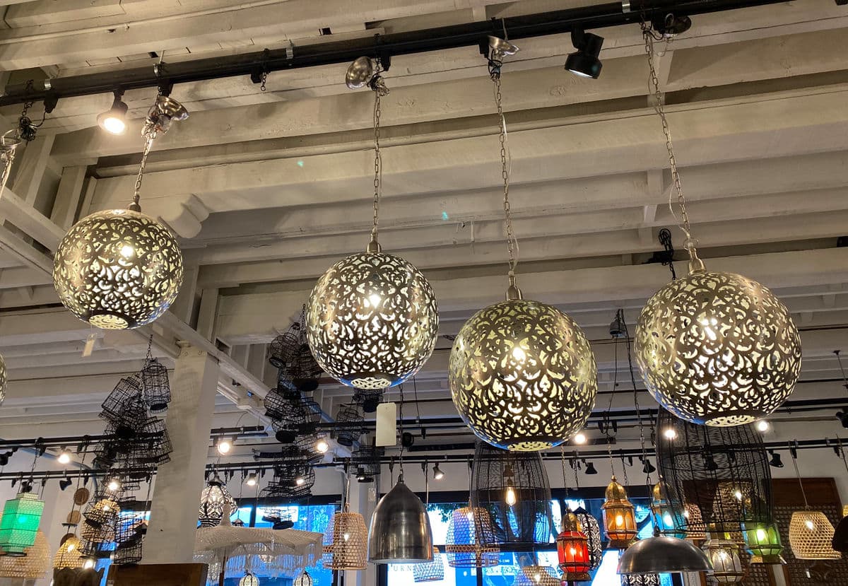 Franci Nickel Globe Lantern - Thumbnail 4