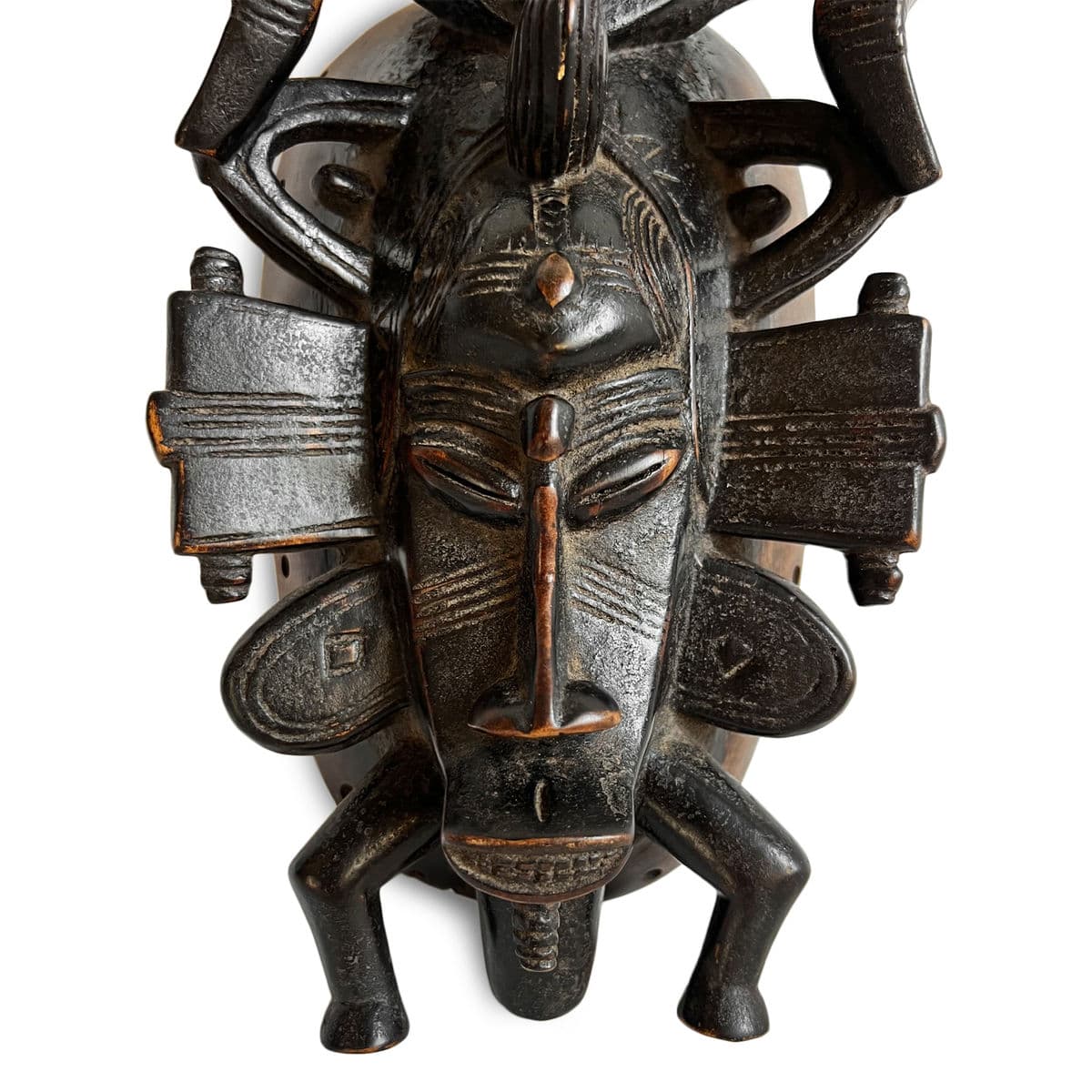 Vintage Senufo Kpelie Mask - Thumbnail 4