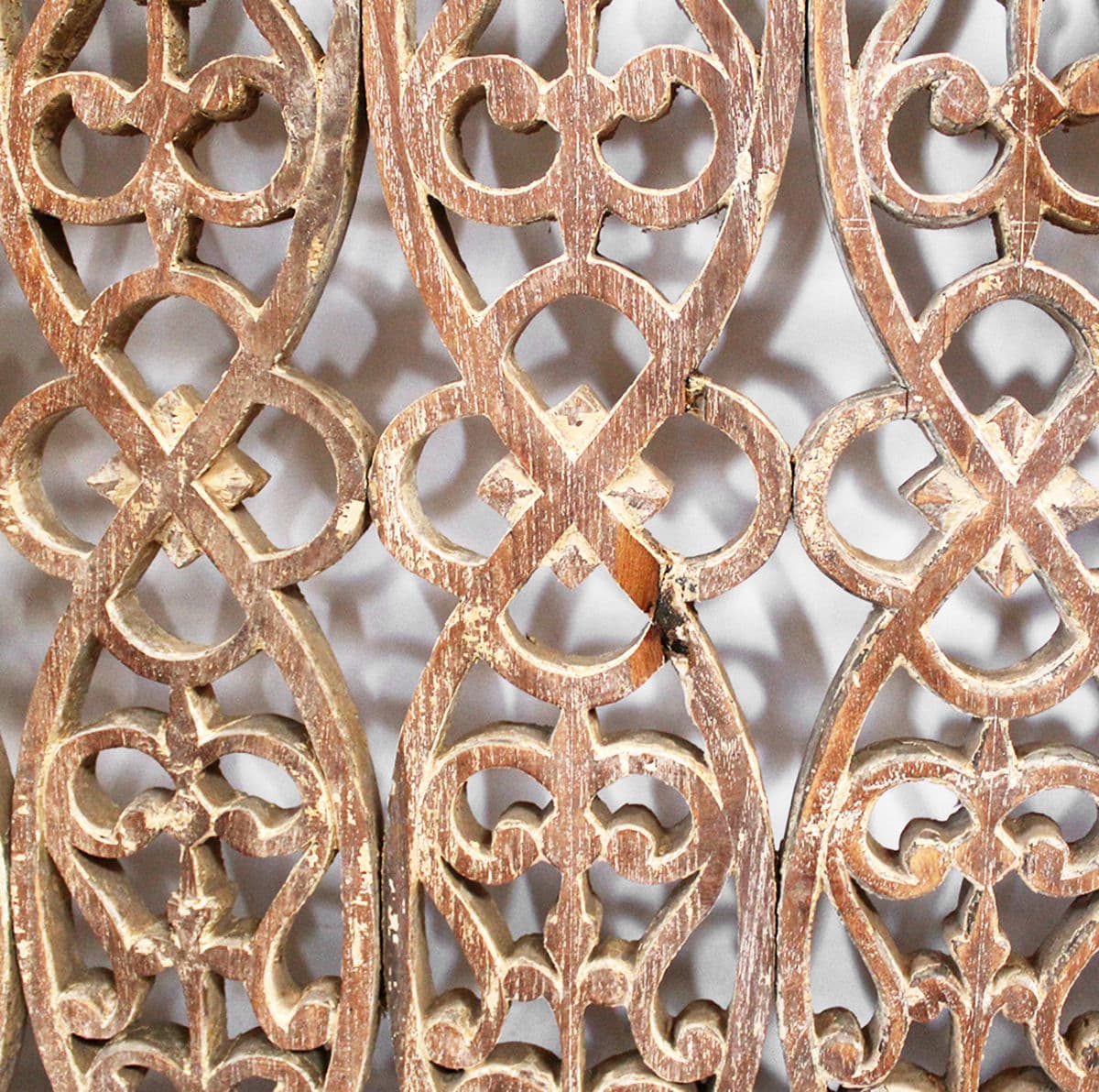 Antique Raja Carved Window Panel - Thumbnail 4