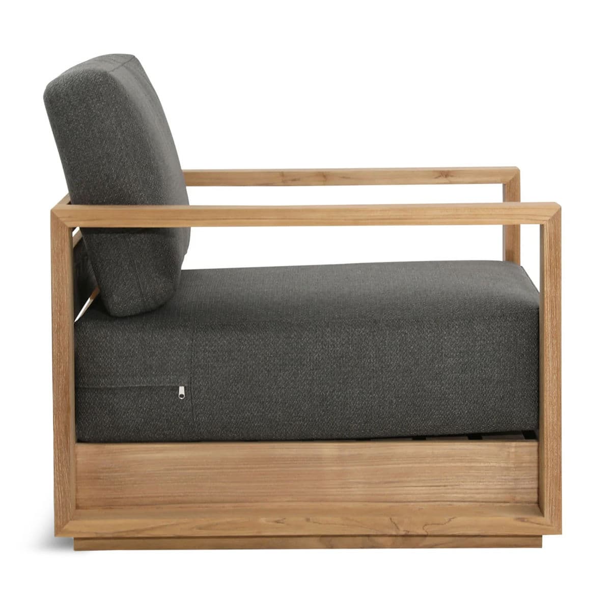 Clemente Outdoor Teak Club Chair - Thumbnail 4