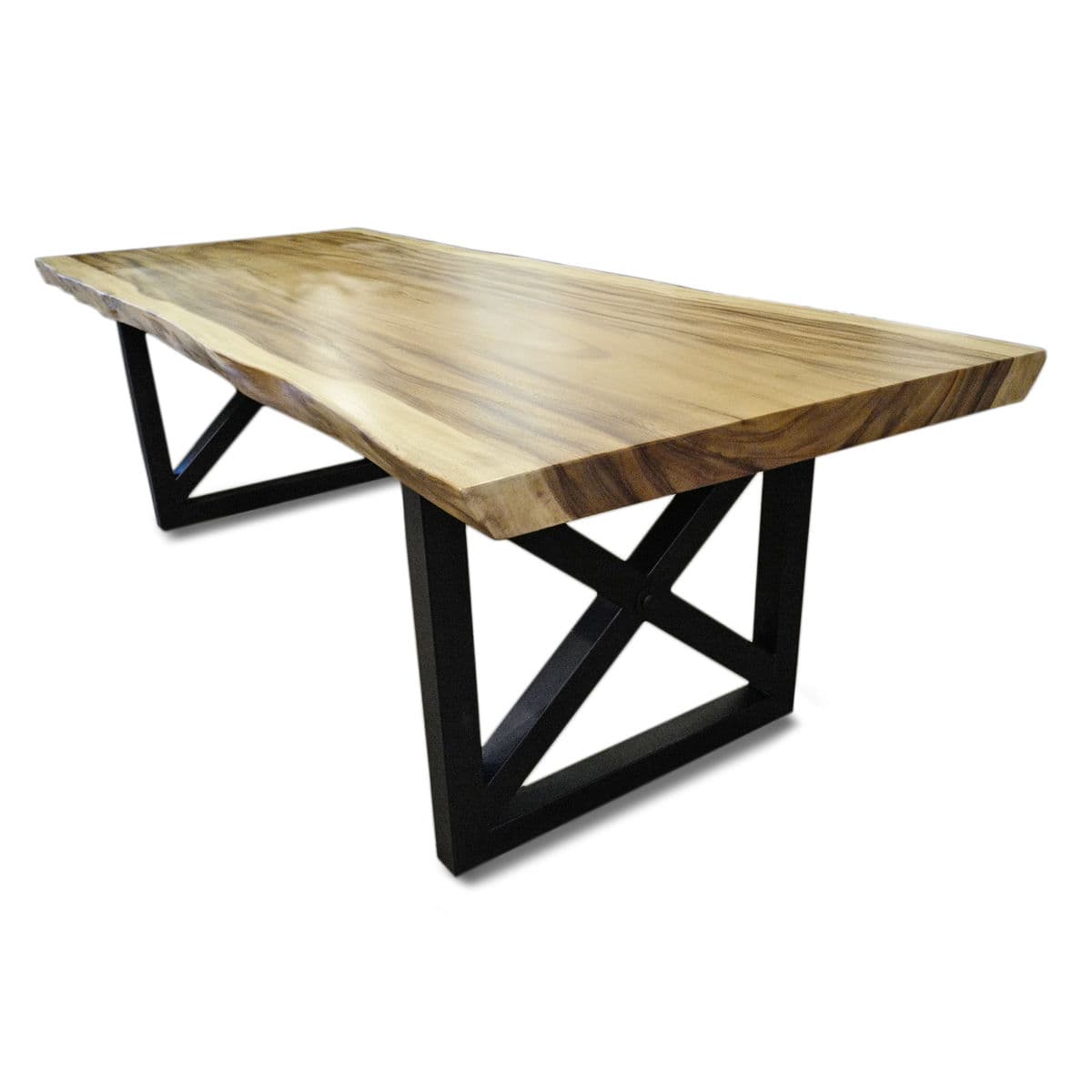 Monkey Pod Slab Dining Table - Thumbnail 4