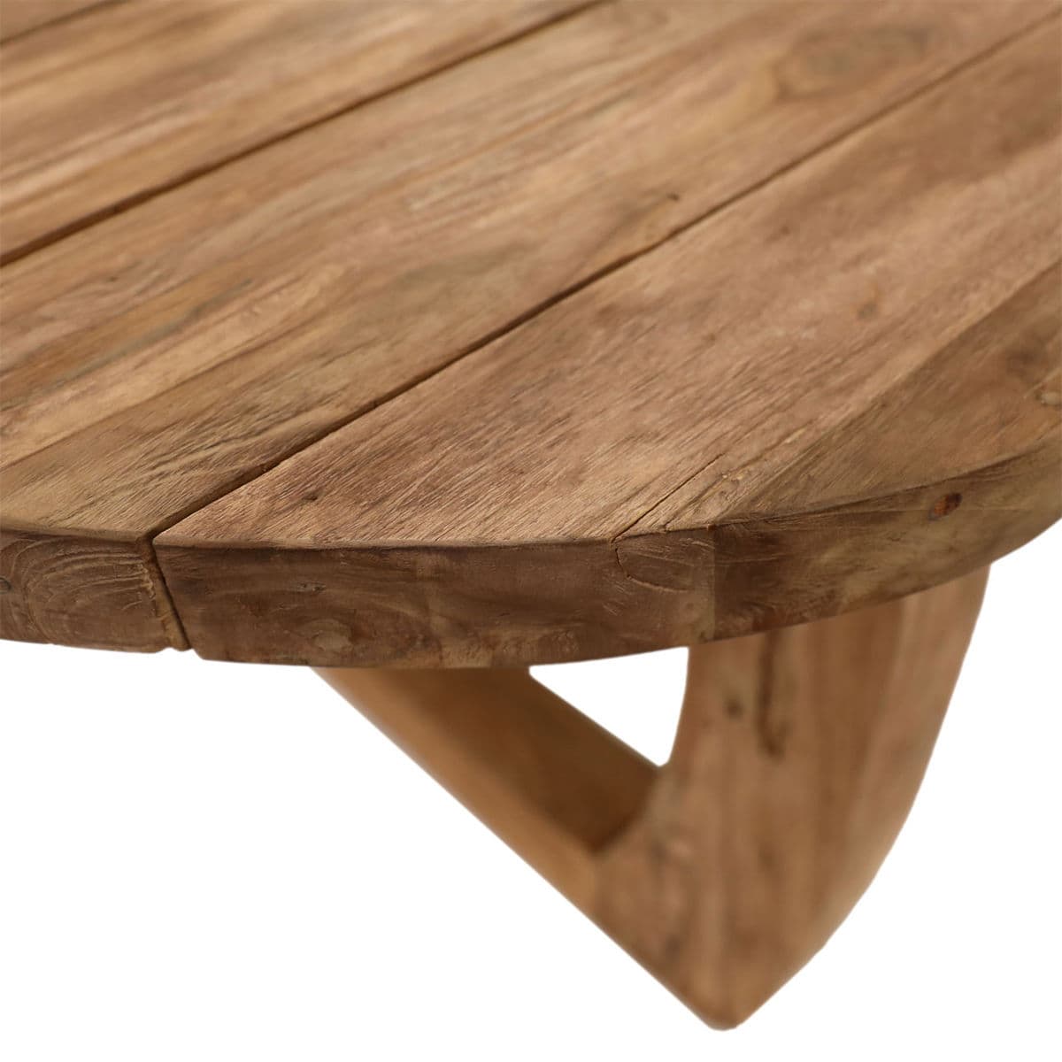 Harlo Salvaged Teak Outdoor Dining Table - Thumbnail 4