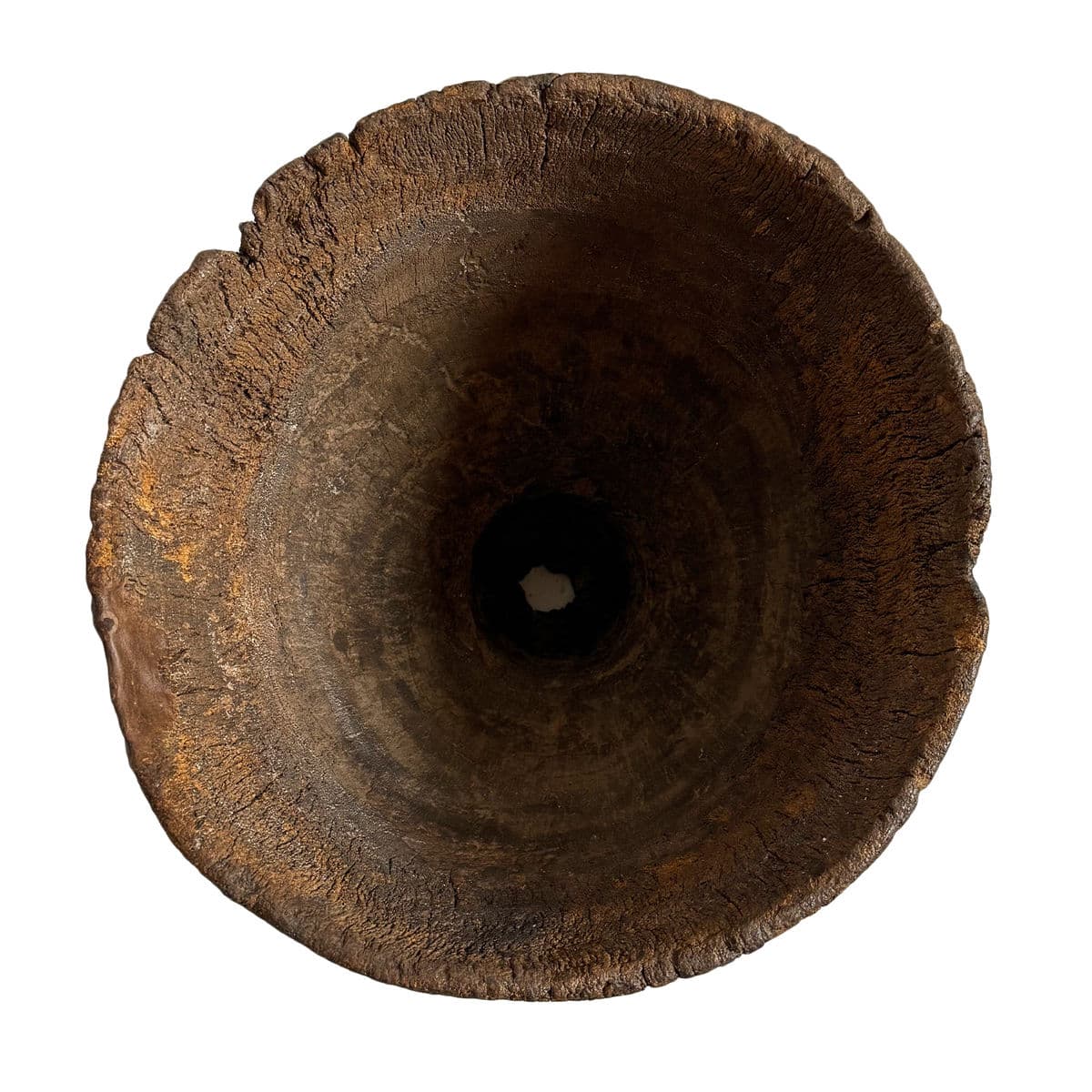 Large Vintage Guinea Wood Pestle Bowl - Thumbnail 4