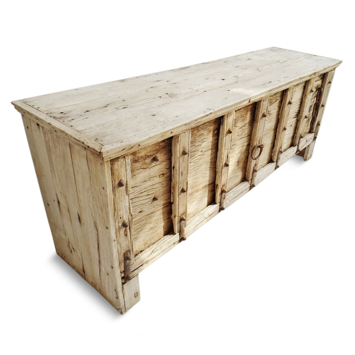 Sun Bleached Old Door Console - Thumbnail 4