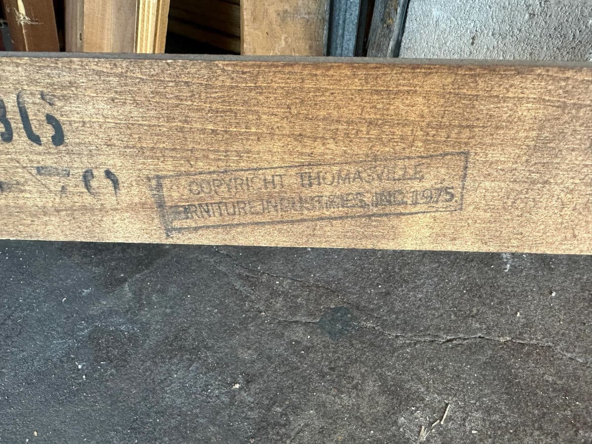 Thomasville Neoclassical King Size Headboard Made in North Carolina 1975 - Thumbnail 4