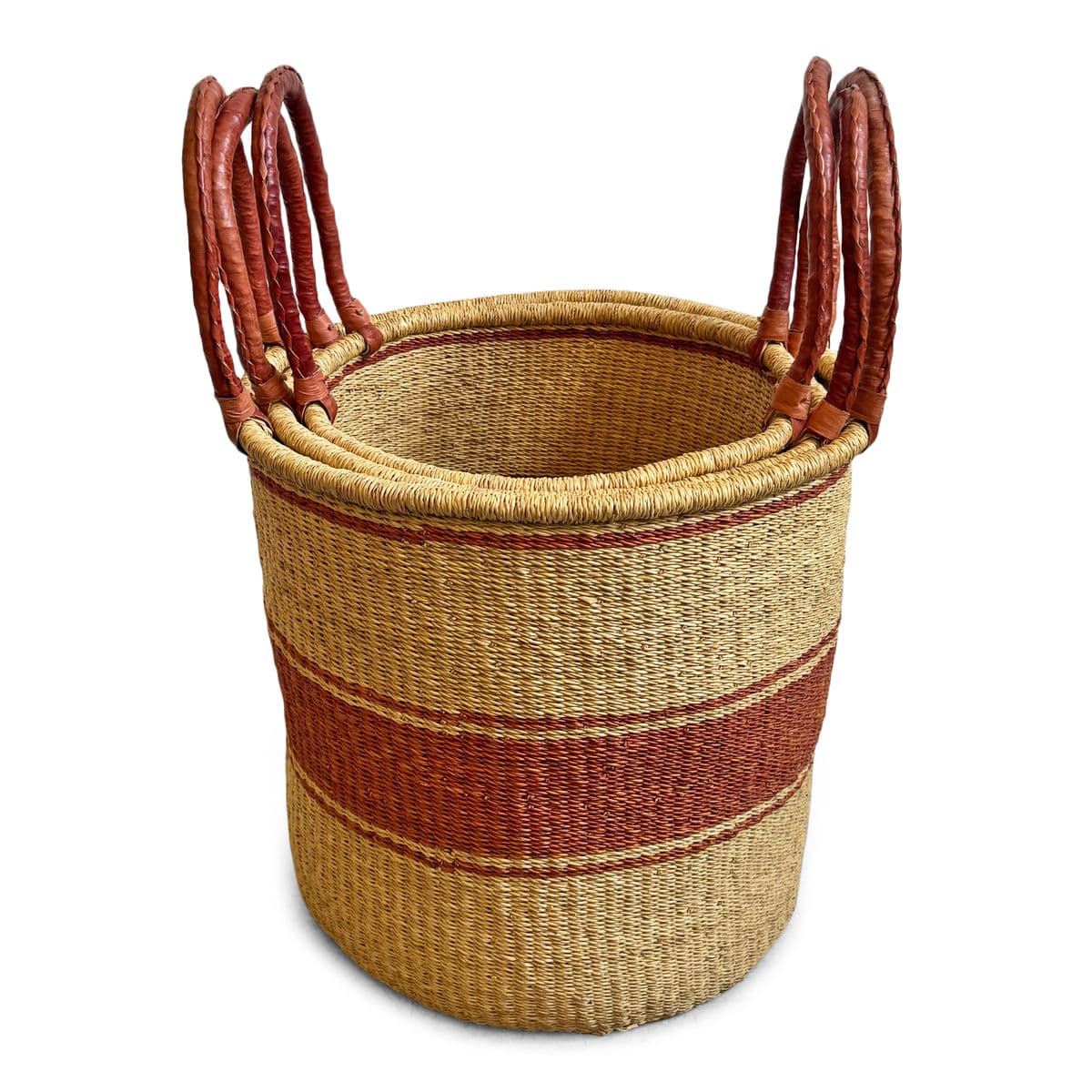 Bolga Basket Set of Three - Thumbnail 4