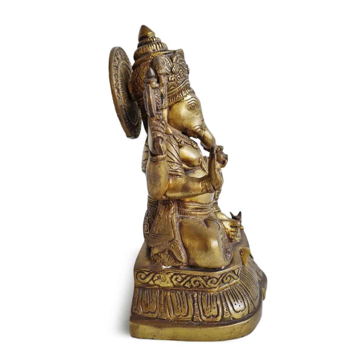 Vintage Brass Ganesha - Thumbnail 4