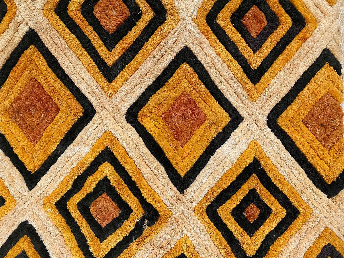 Vintage Kuba Grass Textile - Thumbnail 4