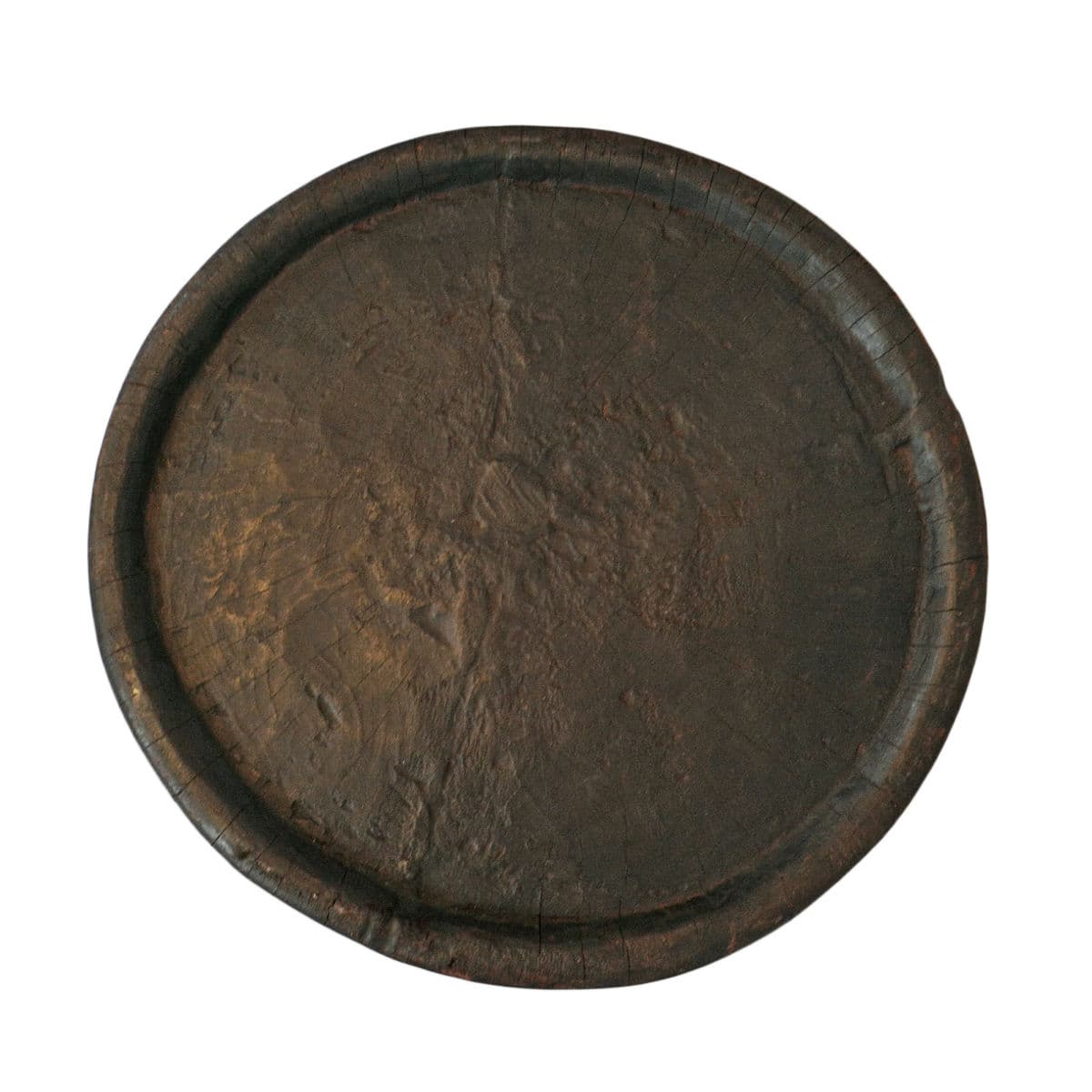 Vintage Basket Weave Bamileke Table - Thumbnail 4