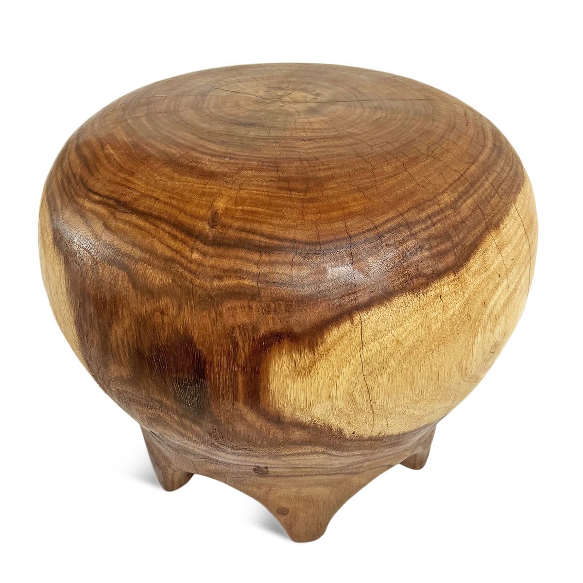 Two Tone Bulb Drop Stool Table - Thumbnail 4