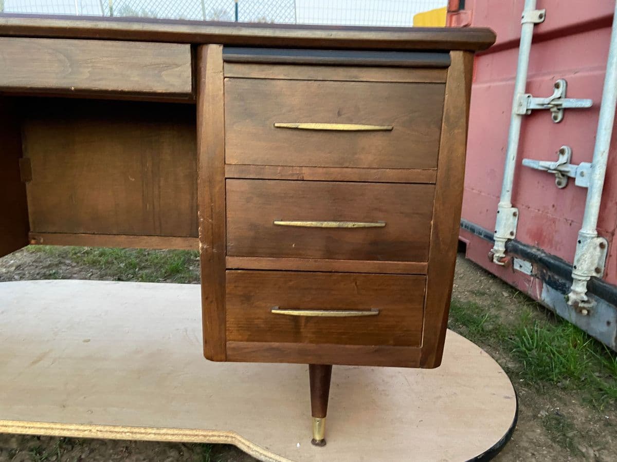 Mid 20th Century Anderson Style Executive Desk - Thumbnail 3