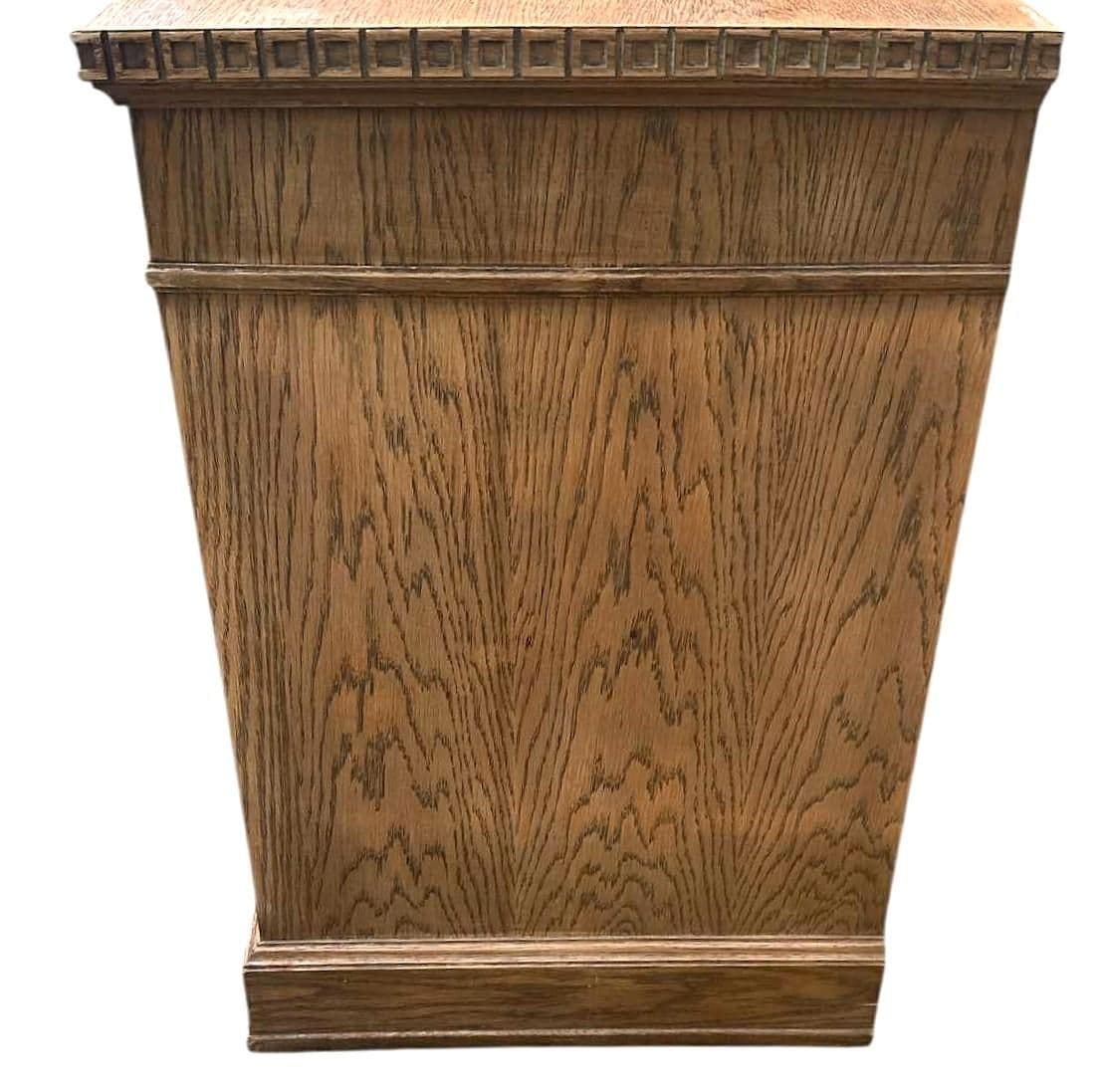 Vintage Romweber Viking Oak Desk - Circa 1960s - Thumbnail 4