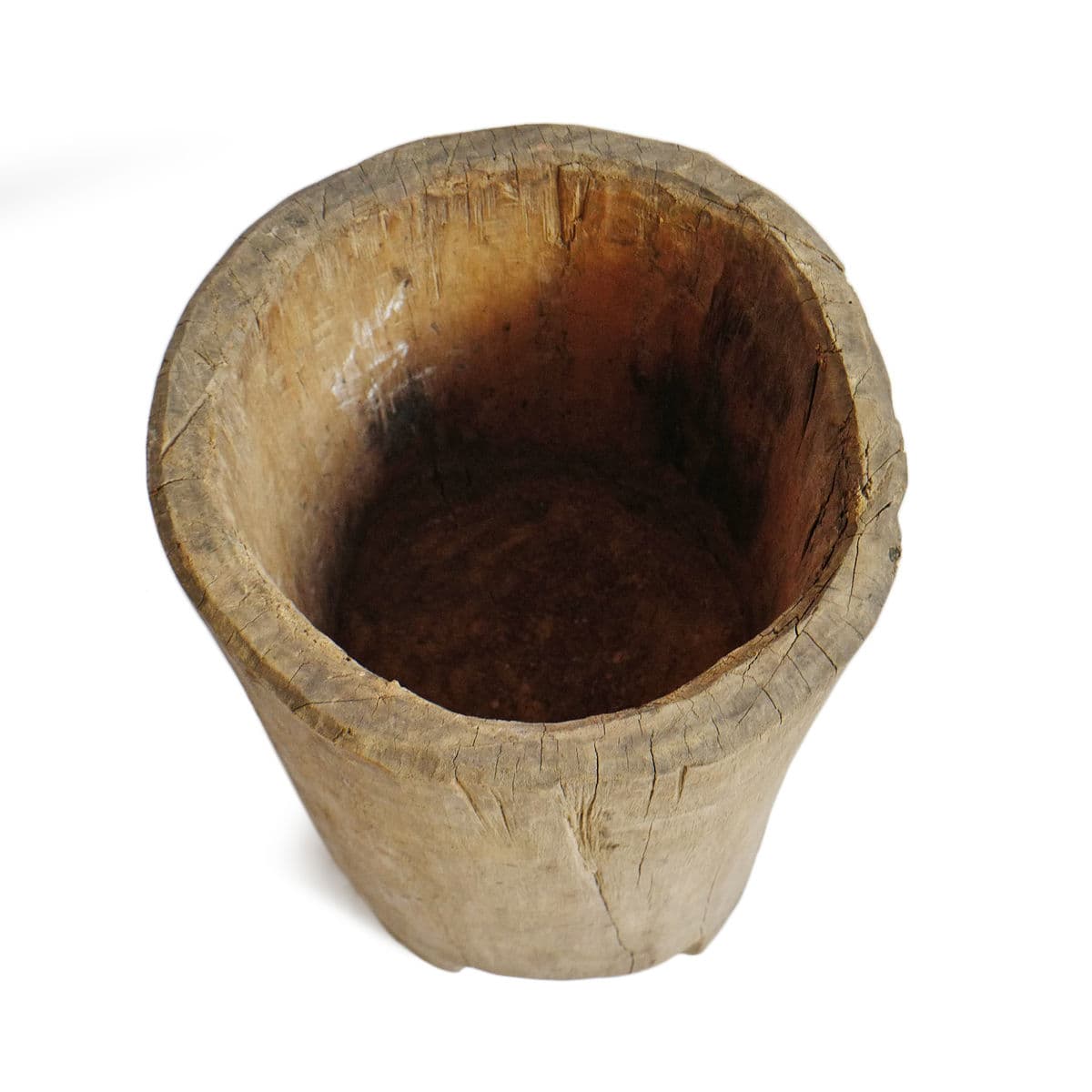 Old Naga Wood Trunk Pot - Thumbnail 4