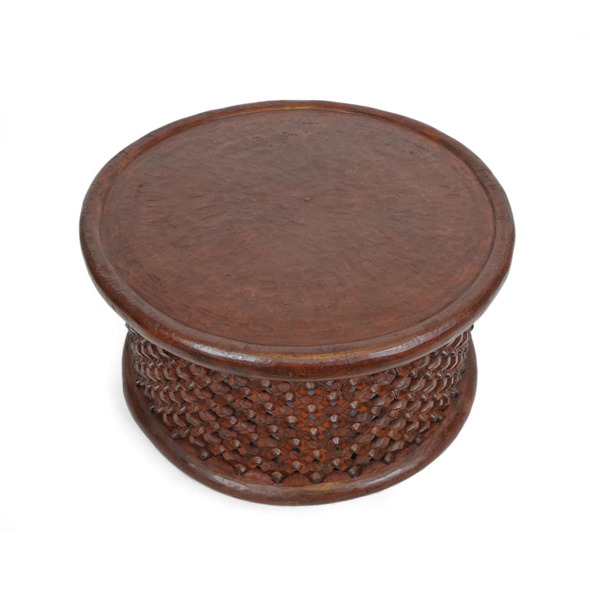Vintage Bamileke Stool Table - Thumbnail 4