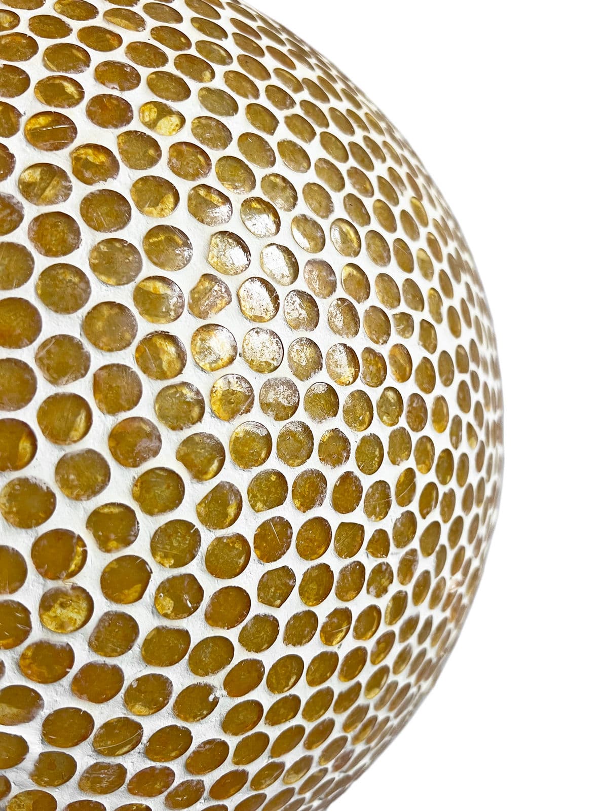 Yellow Mosaic Globe Pendant Large - Thumbnail 4