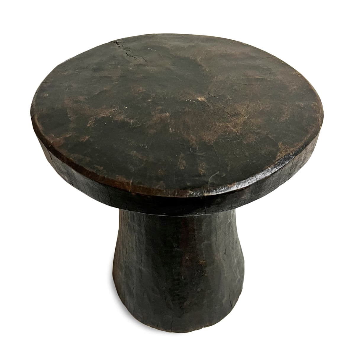 Kuba Wood Stool - Thumbnail 4