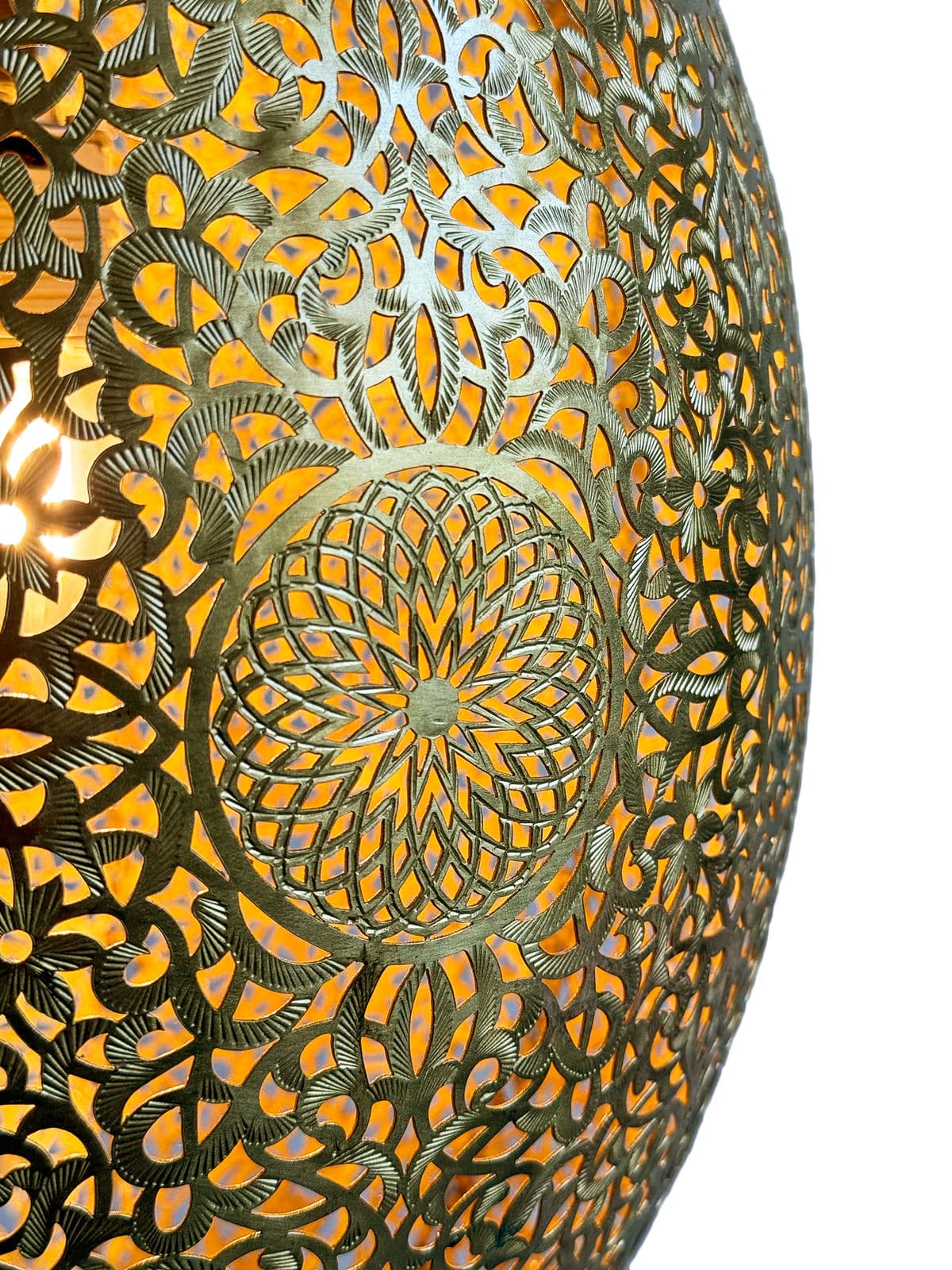 Brass Beda Egg Pendant Light - Thumbnail 4