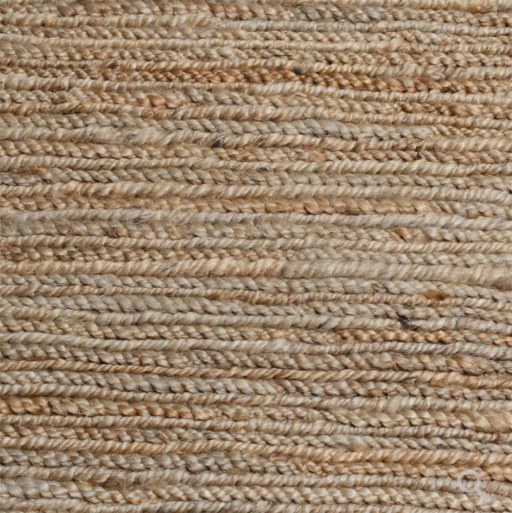 Soumak Jute Natural Rug - Thumbnail 4