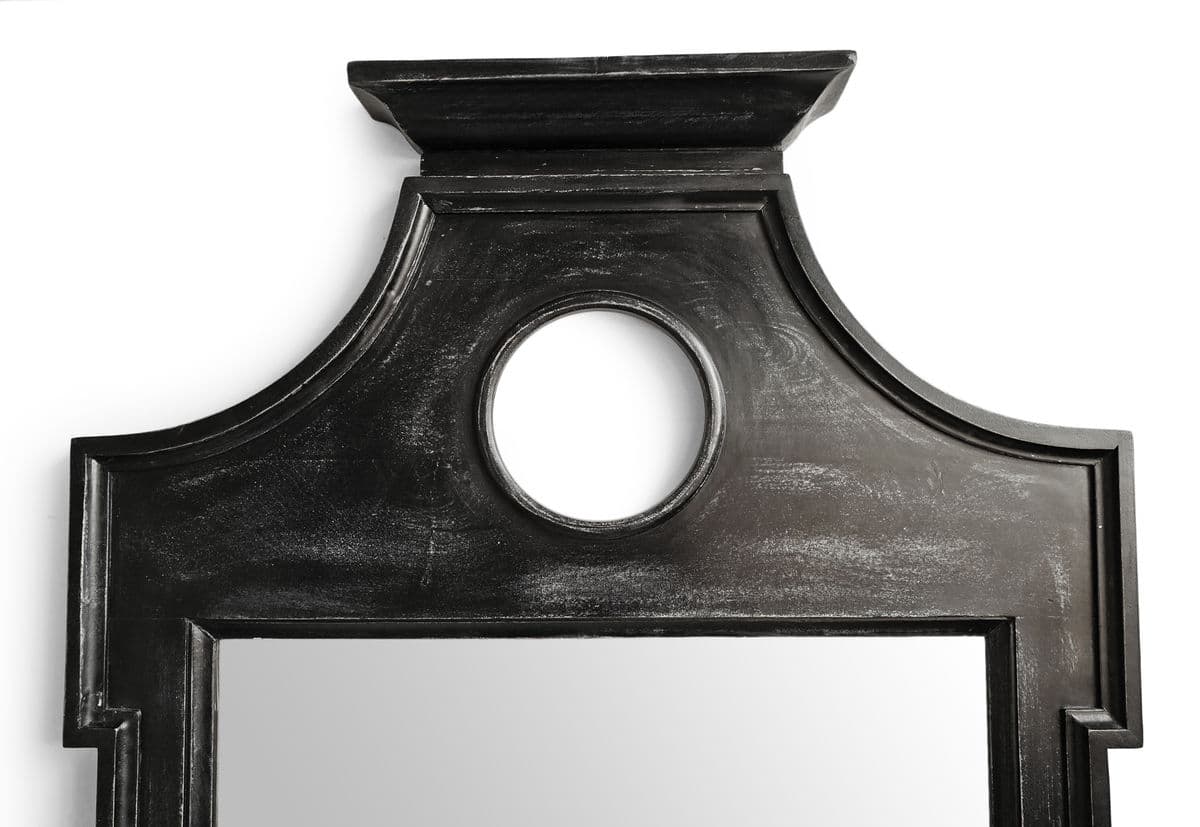 Black Agra Colonial Hall Mirror - Thumbnail 4