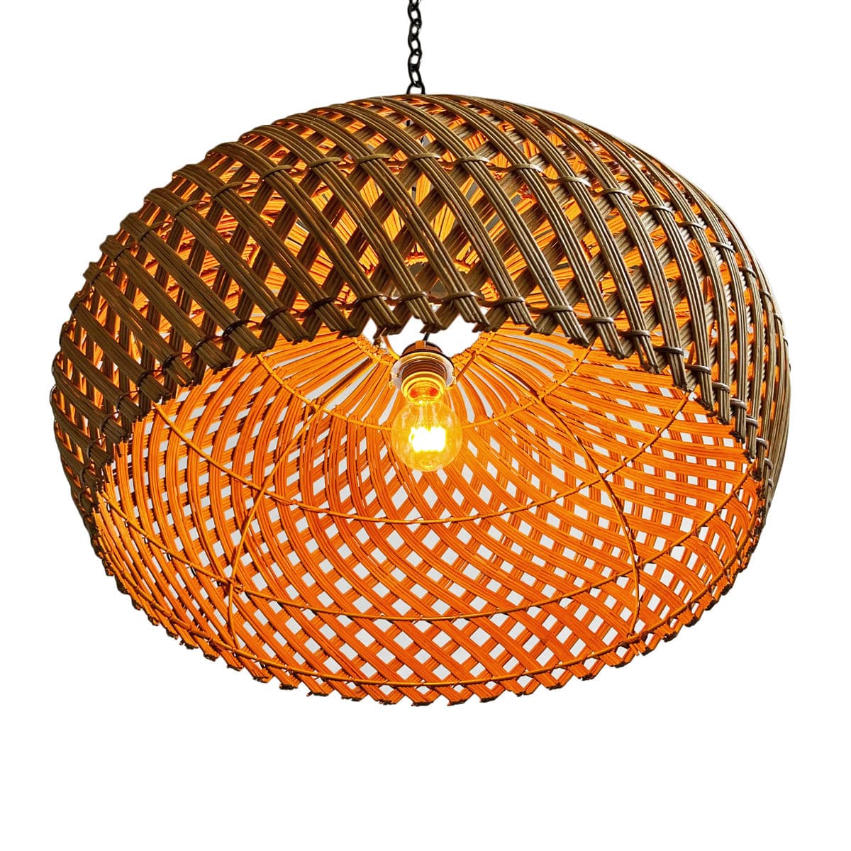 Wicker Dome Pendant Medium - Thumbnail 4