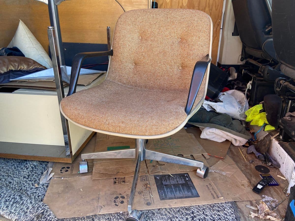Vintage Steelcase Swivel Desk Chair - Thumbnail 3