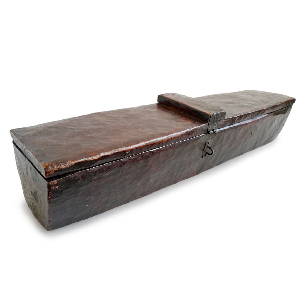 Old Ethiopian Wood Storage Box - Thumbnail 4