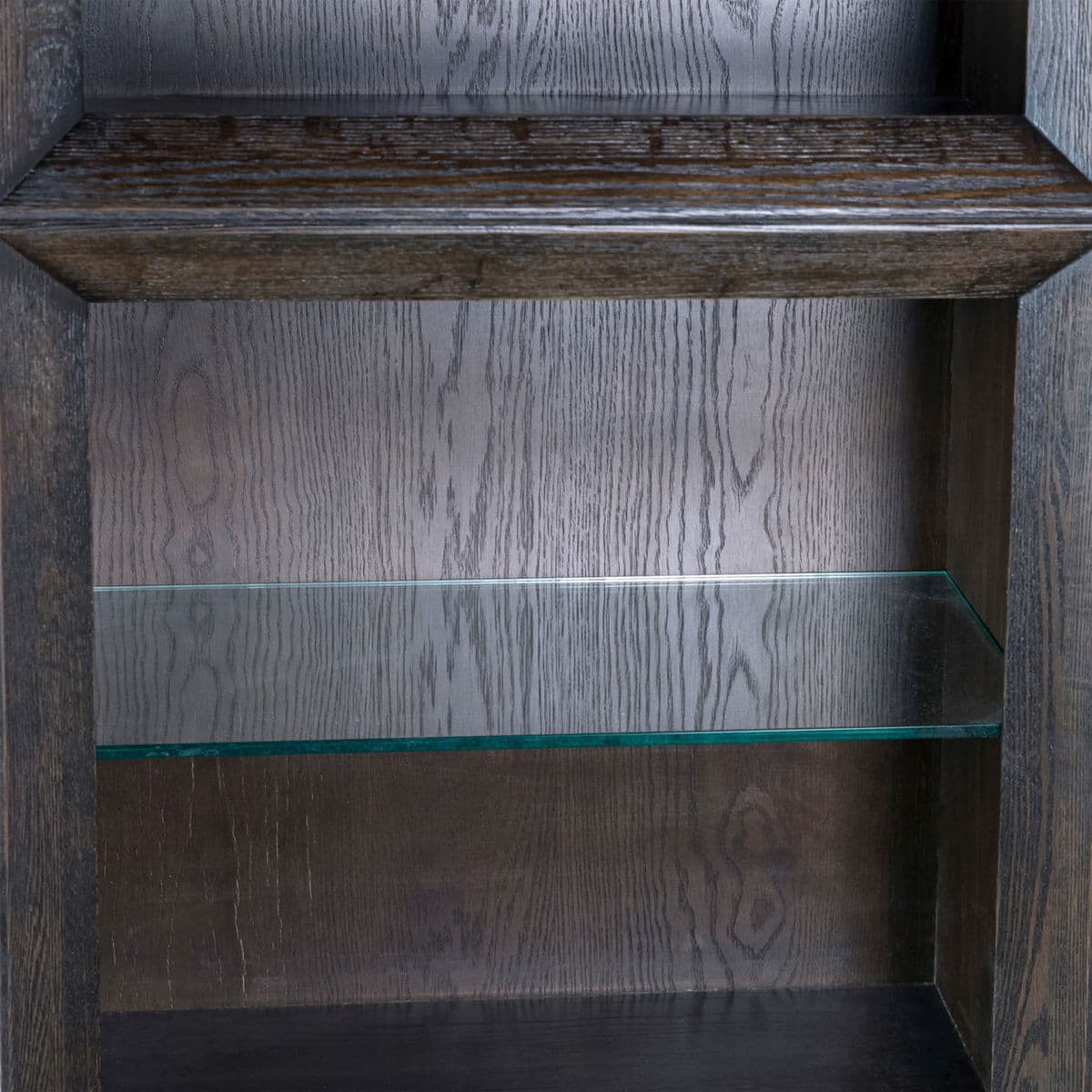 Narrow Ebony & Espresso Display Shelf - Thumbnail 4