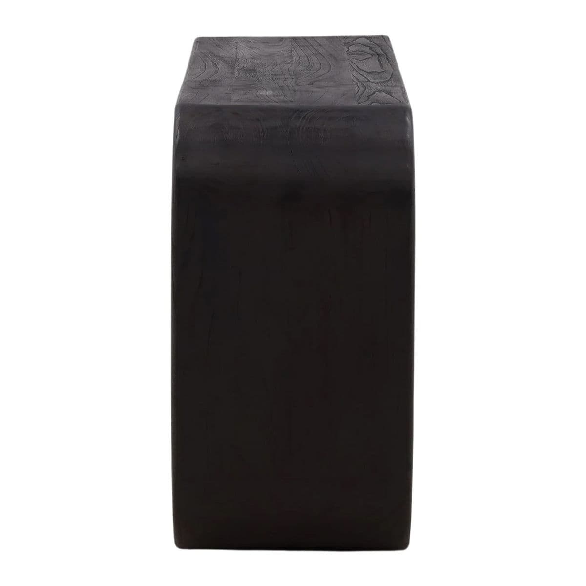 Modern Open Black Wood Console - Thumbnail 4