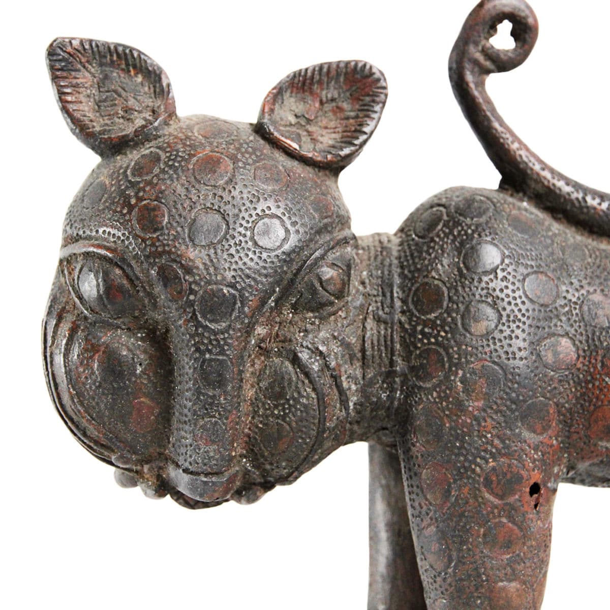 Benin Bronze Leopard - Thumbnail 4