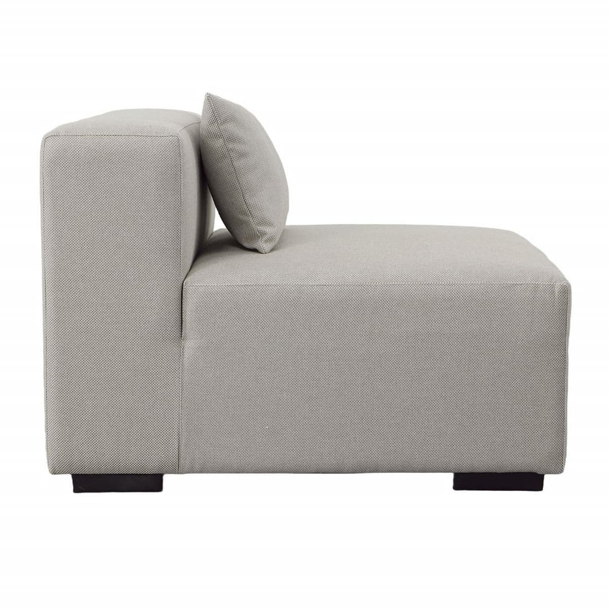 Modern Light Grey Outdoor Sectional - Thumbnail 4