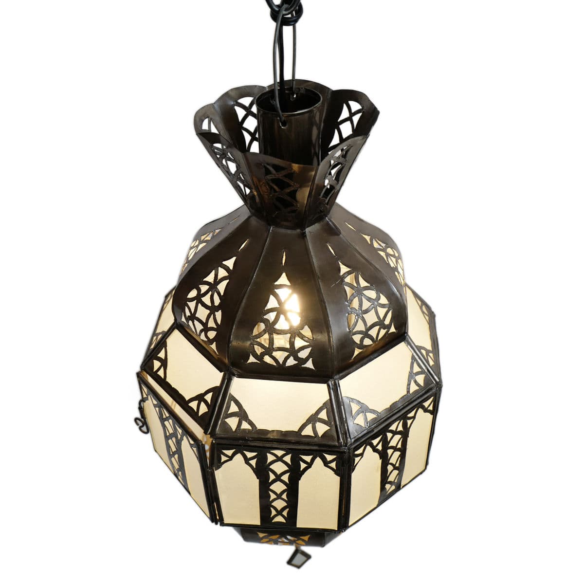 Moroccan Frosted Window Lantern - Thumbnail 4