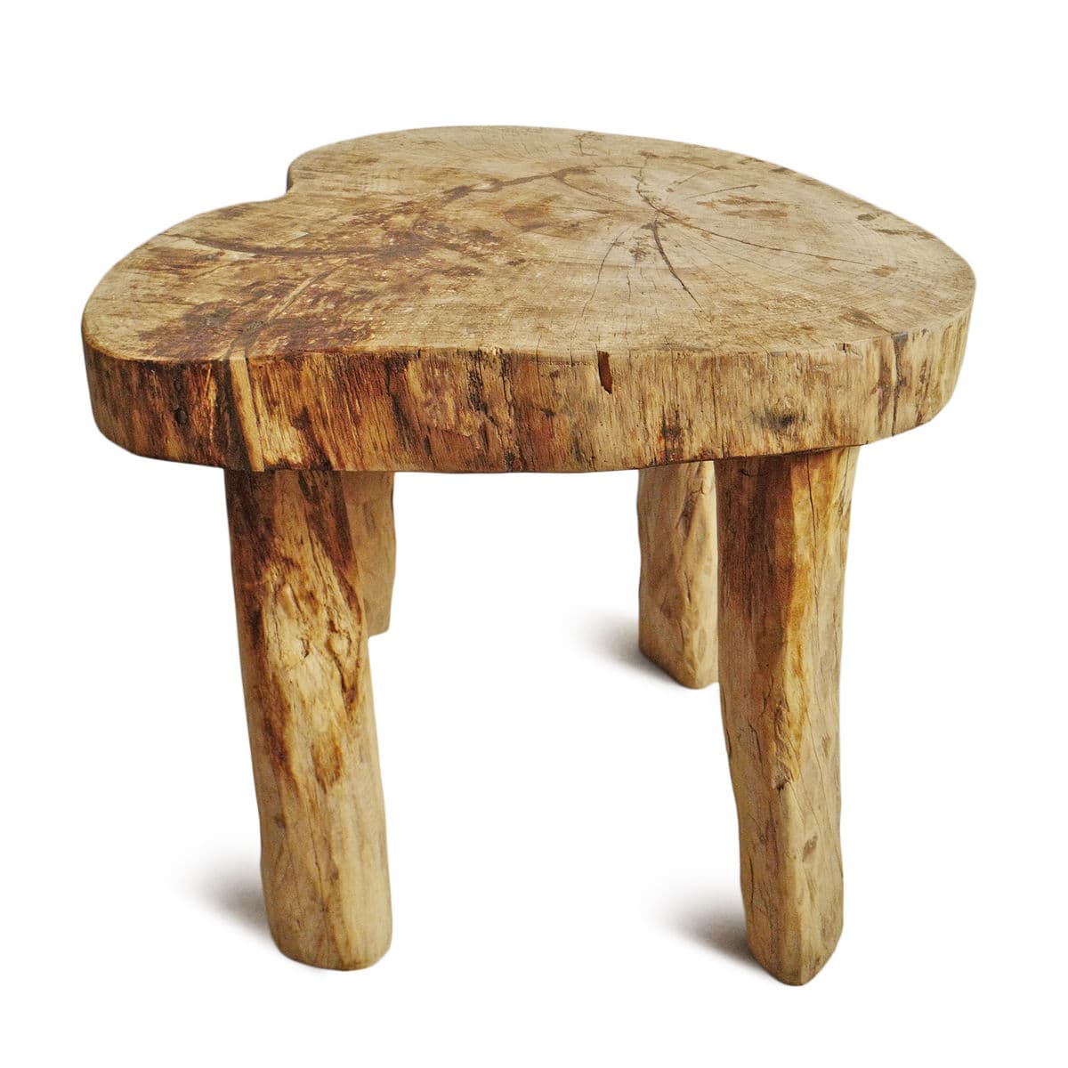 Rustic Raw Naga Four Leg Table - Thumbnail 4