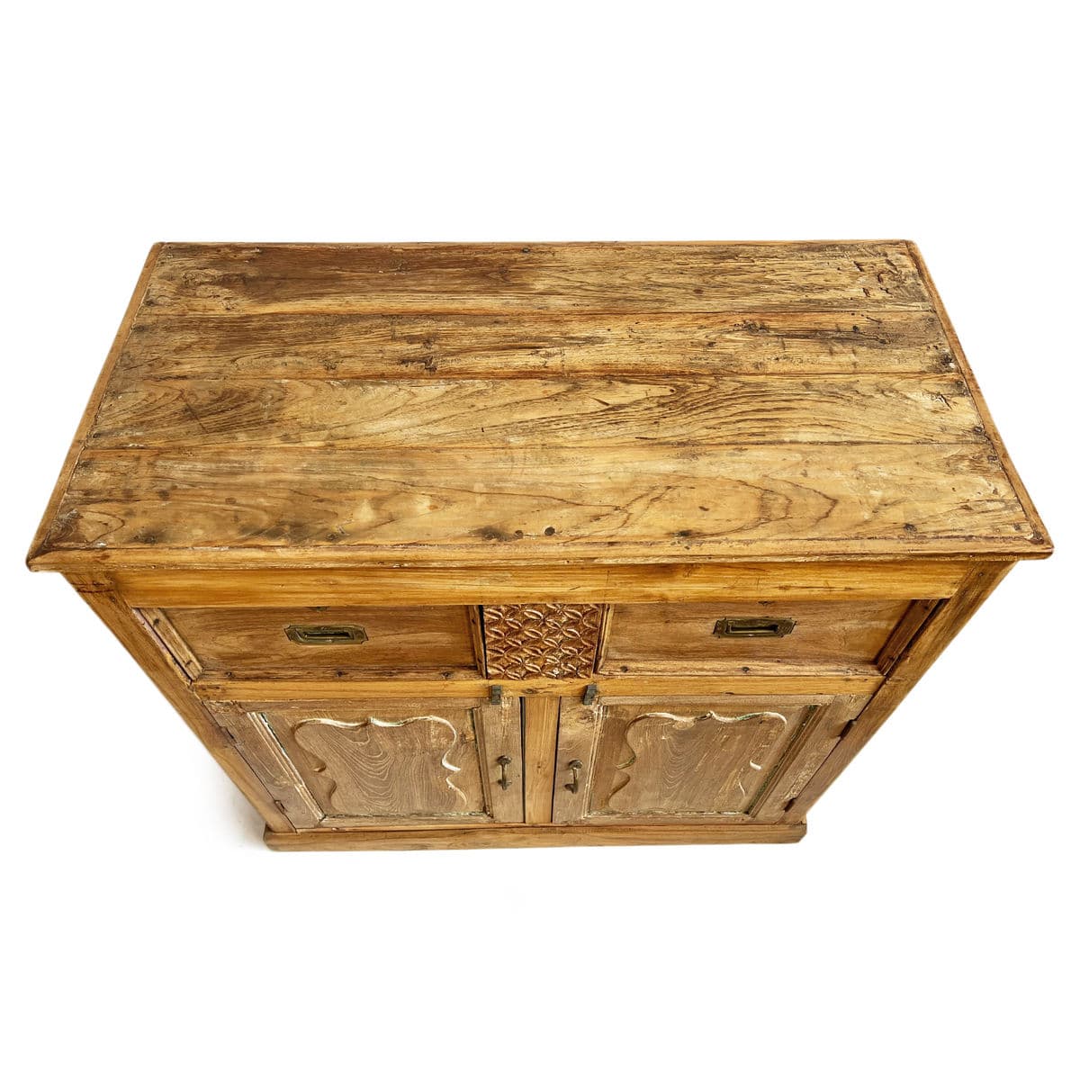 Vintage Colonial Teak Side Cabinet - Thumbnail 4