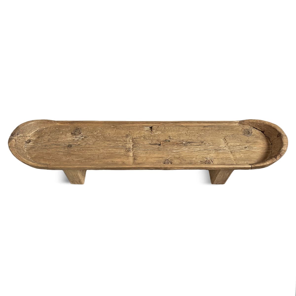 Rustic Oval Modern Bench - Thumbnail 4