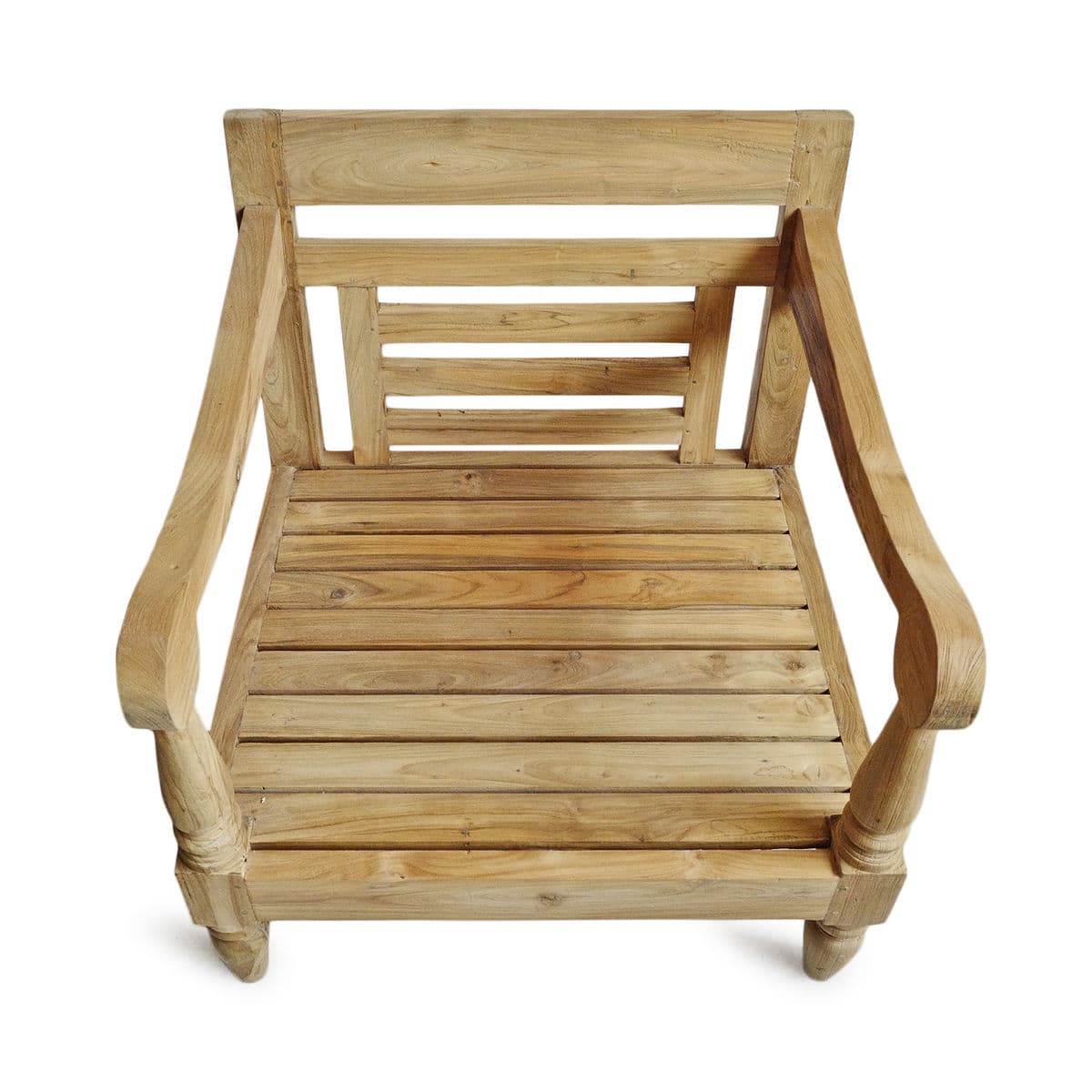 Teak Outdoor Club Chair - Thumbnail 4