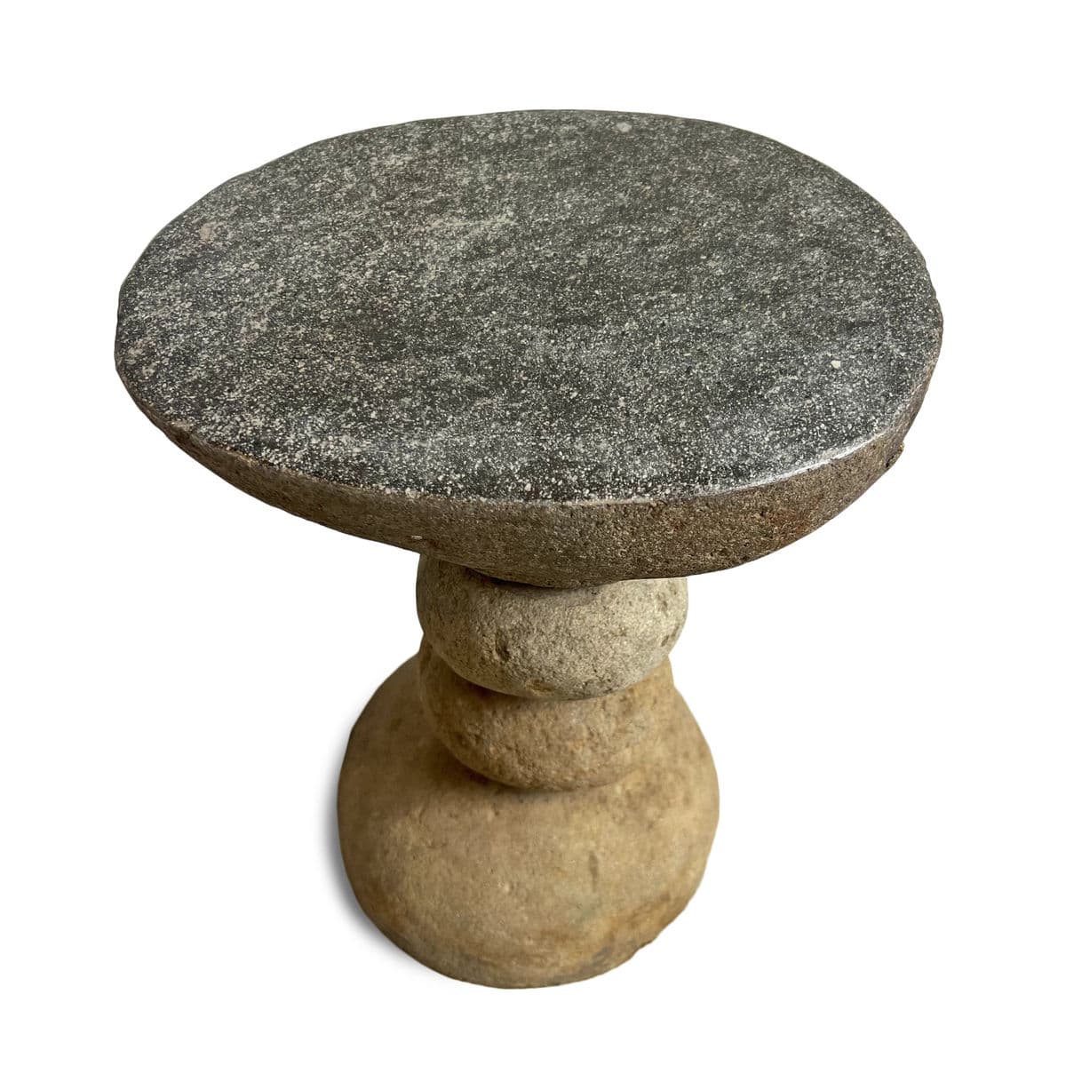 River Rock Stack Side Table Stool - Thumbnail 4