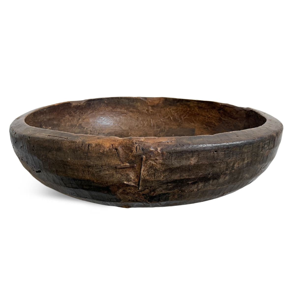 Vintage Large Wood Baga Bowl - Thumbnail 4
