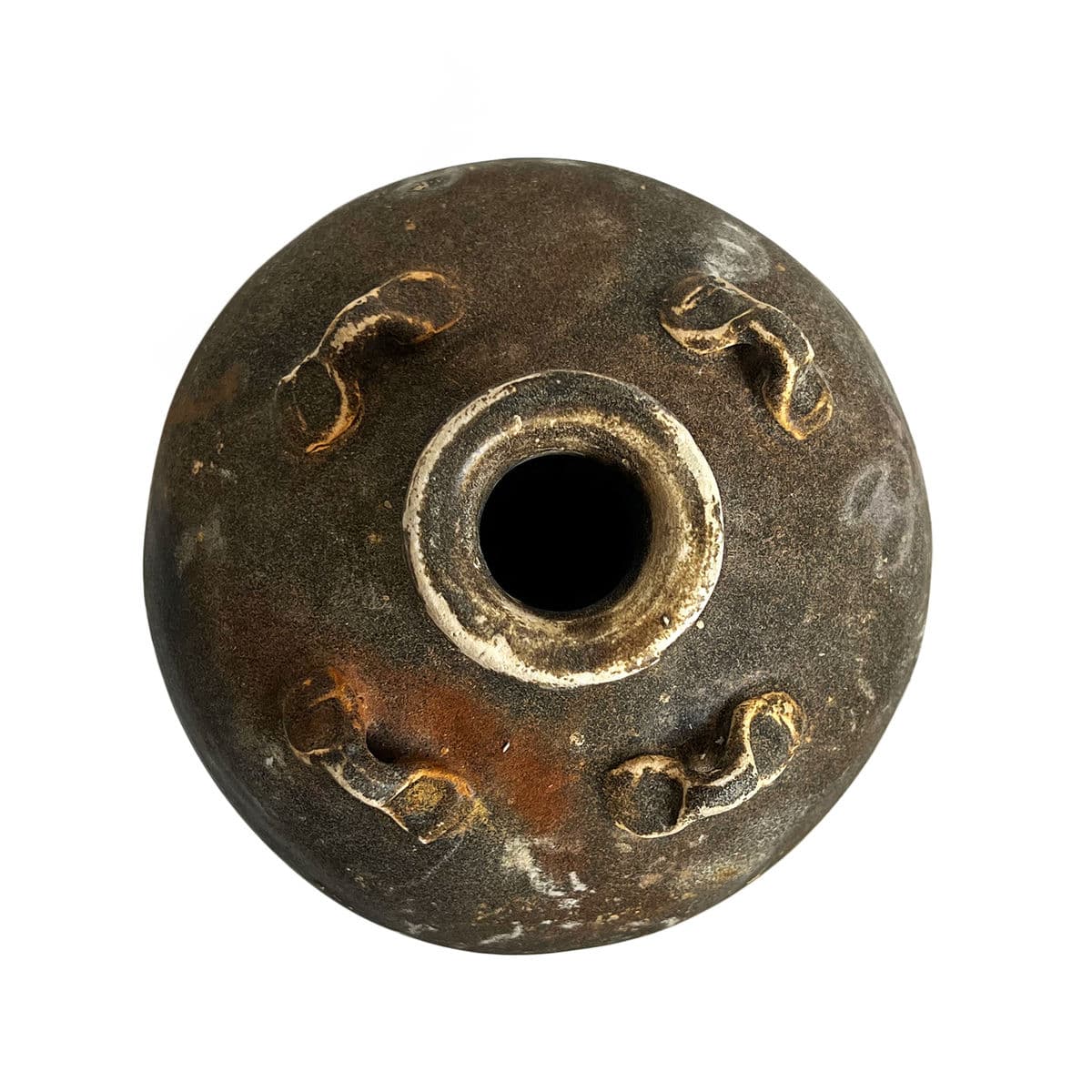 Antique Asian Earthware Pot - Thumbnail 4