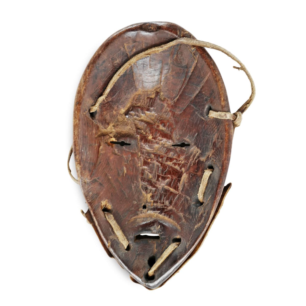 Vintage Carved Lega Mask - Thumbnail 4