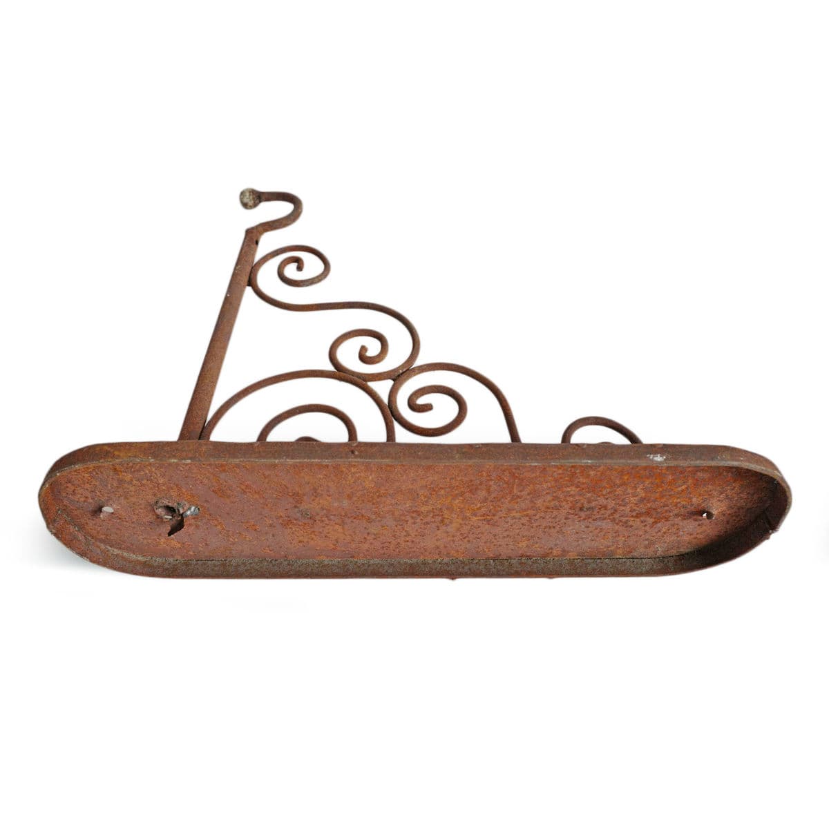 Iron Rust Scroll Wall Bracket - Thumbnail 4