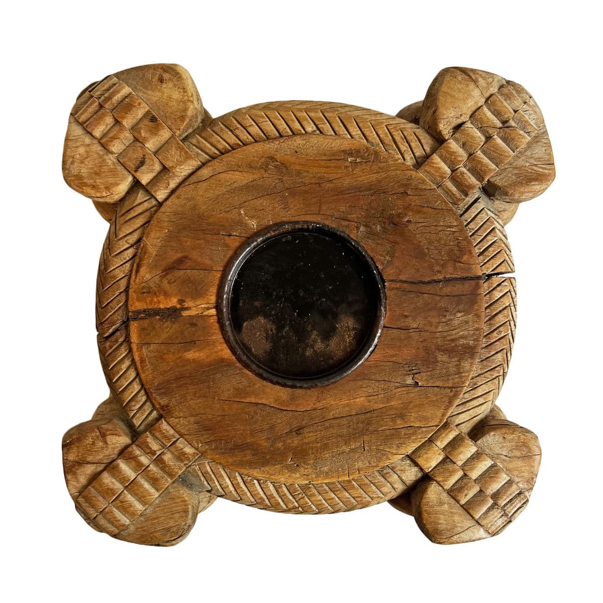 Antique Corinthian Candle Stand - Thumbnail 4