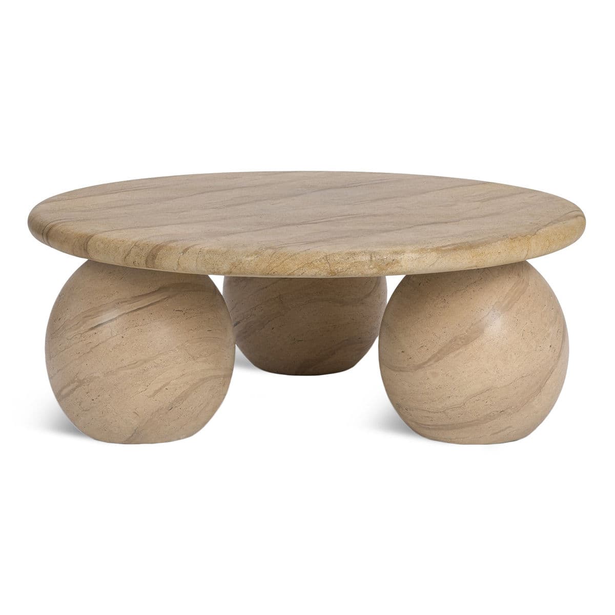 Indoor Outdoor Round Ball Coffee Table - Thumbnail 4