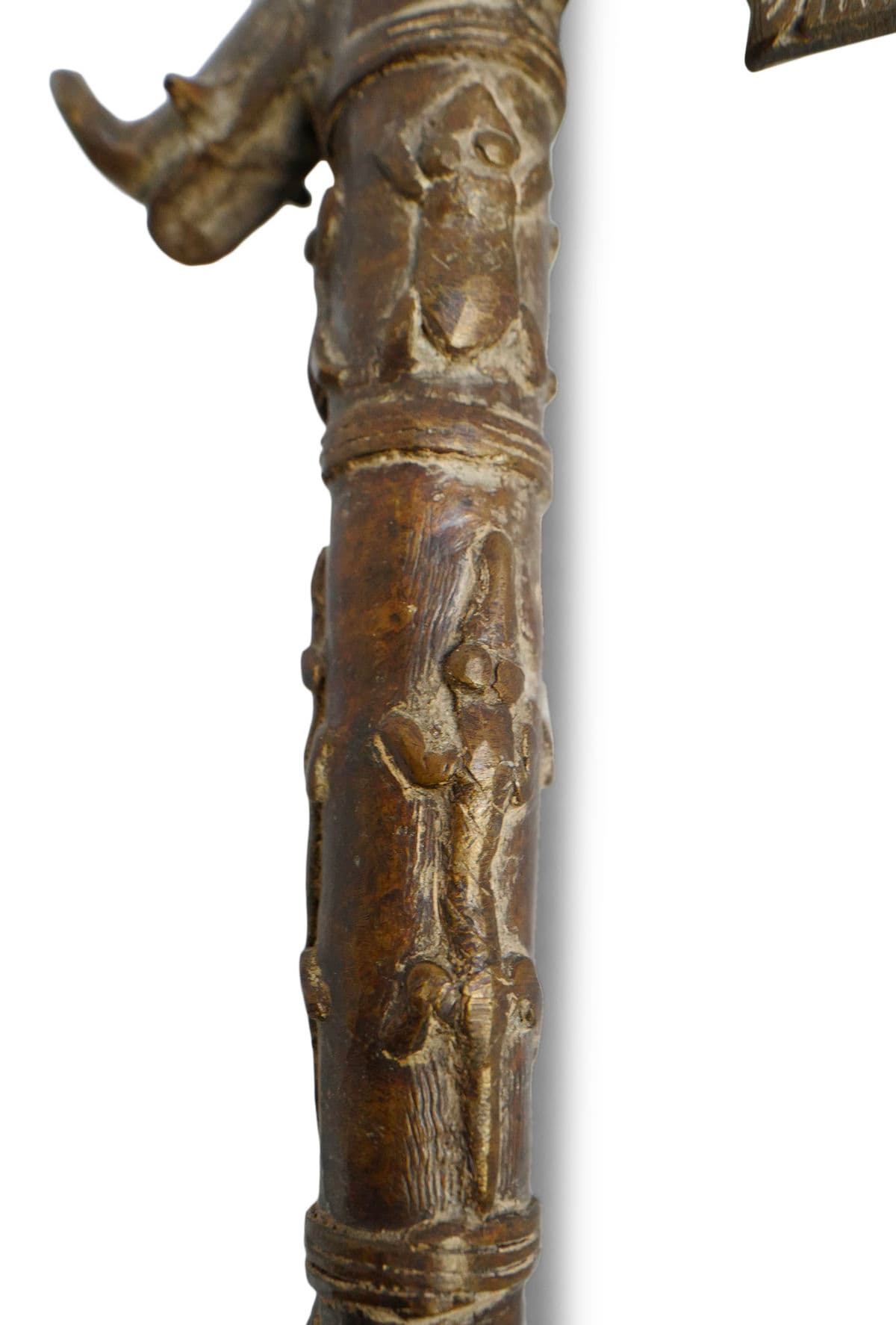 Vintage Bronze Warthog Volta Medicine Tool - Thumbnail 4