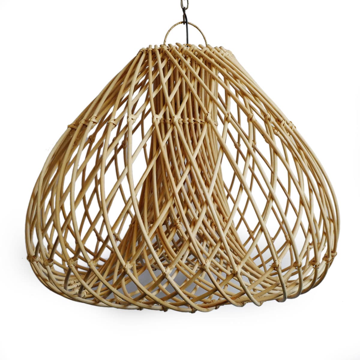 Rattan Java Drop Lantern Large - Thumbnail 4