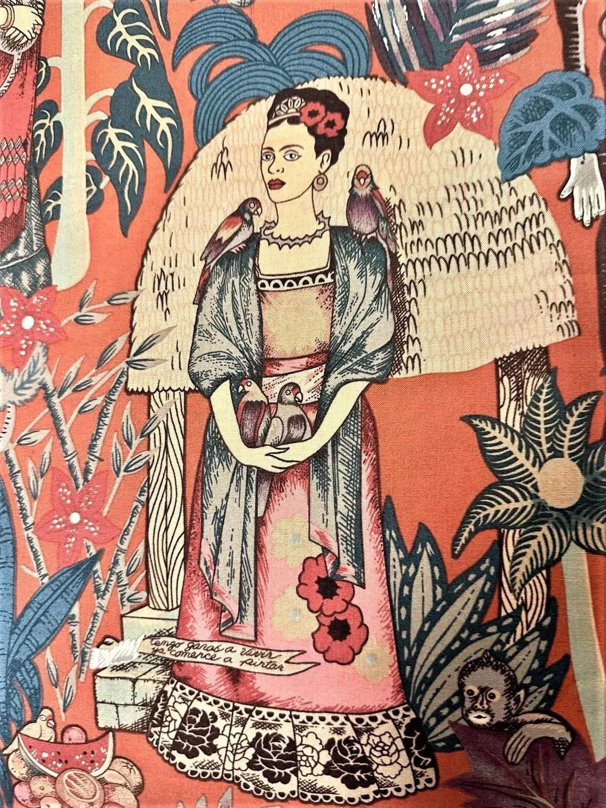 Vintage Schoonbeck/Henredon Armchair With ‘Frida’s Garden’ Chintz and Apricot Kravet Upholstery - Thumbnail 4