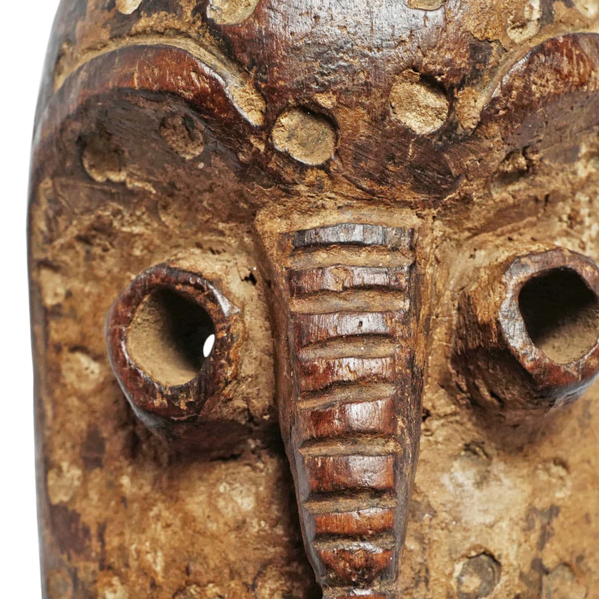 Vintage Carved Lega Mask - Thumbnail 4