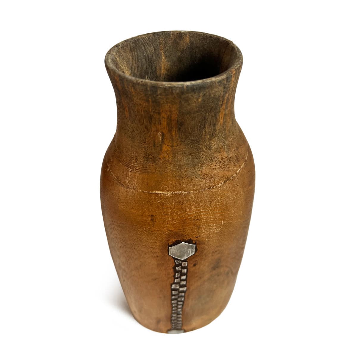 Vintage Tutsi Wood Pot - Thumbnail 4