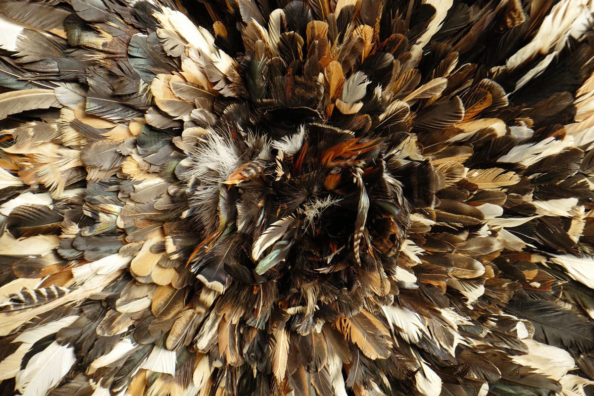 Multi Natural Juju Hat Wall Art - Thumbnail 4