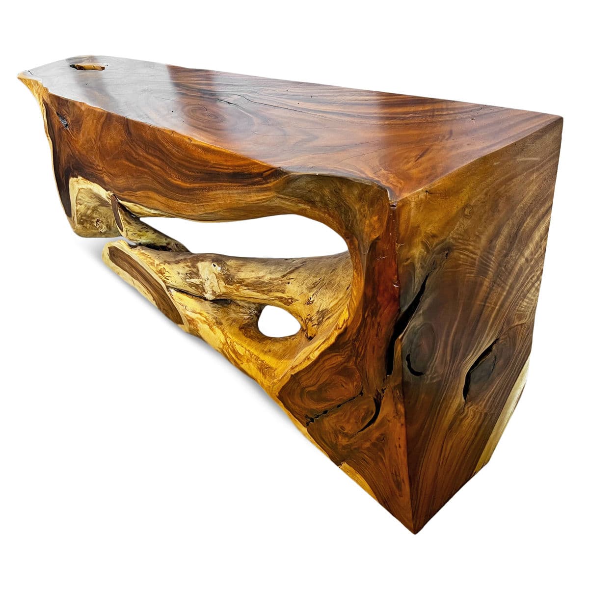 Organic Modern Acacia Console - Thumbnail 4